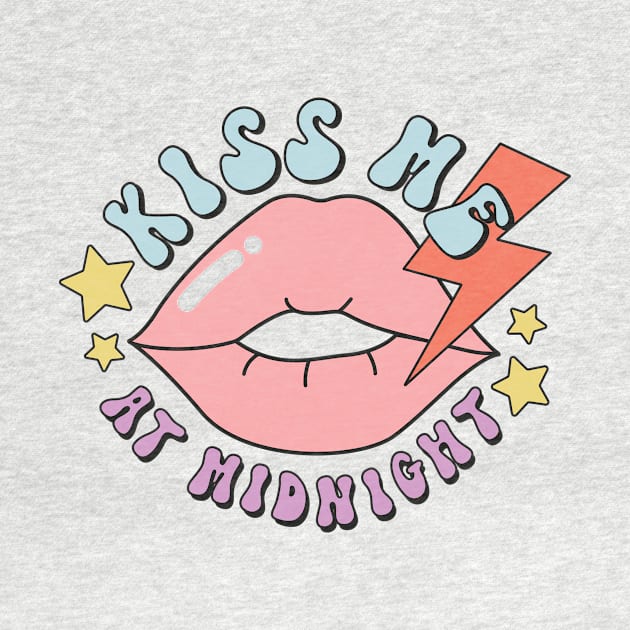 Kiss me at midnight  funny 2023 new year christmas gift idea by Mi Styles